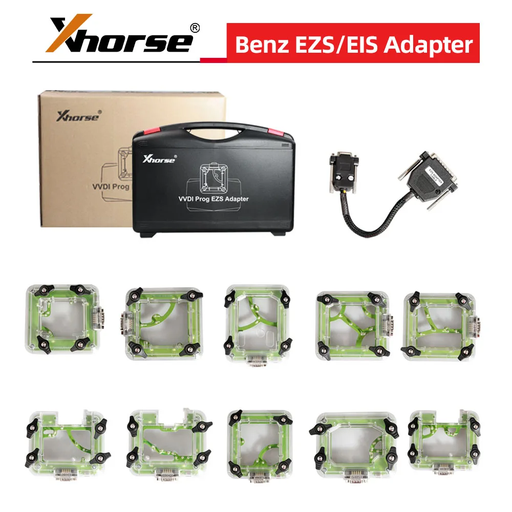 

Xhorse for Benz EZS/EIS Adapters Full Set 10 Pcs for VVDI Prog, Multi Prog, VVDI MB, Key Tool Plus, Mini Prog