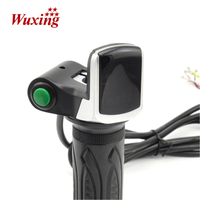 Electric Bicycle WuXing 122DX Twist Throttle 36V 48V SM Plug with Intelligent Display Electric Scooter Handle E-bike Accessories