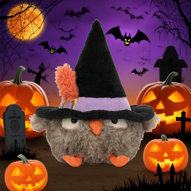 

Новинка 2023 года, JC, 17 см, забавная плюшевая кукла с ночной совой, игрушка в подарок, подарки на Хэллоуин для девочек