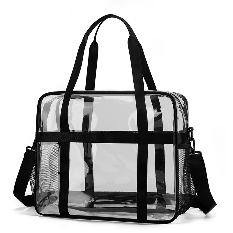 

Large Capacity Women PVC Handbags Shoulder Bags High Quality Ladies Tote Messenger Bags Casual Female Transparent Crossbody Bags