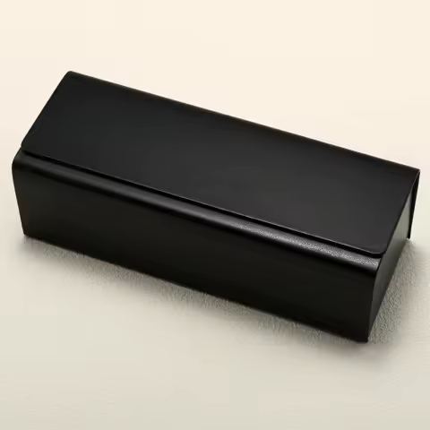 Fashionable Large Square Simple Flip-Top Glasses Storage Box Portable Pressure-Resistant Hard Shell Sunglasses Case