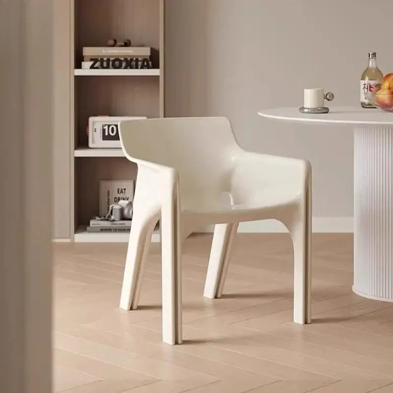 

Скандинавские дизайнерские подлокотники, простой современный ретро-стул для улицы, легкий роскошный стул с подголовником для повседневного использования и обеденной зоны.