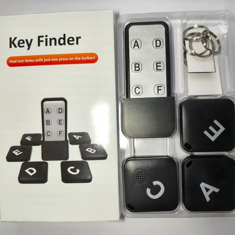 

Key Finders 1 В 6 Беспроводной локатор со звуковой сигнализацией Звуковое устройство до 100 дБ Устройства защиты от потери Брелок-трекер Пульт дистанционного управления