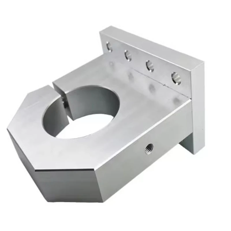 Precision Custom Cnc Machining Milling Parts Anodizing Aluminum Alloy Spindle Mount Base Adapter