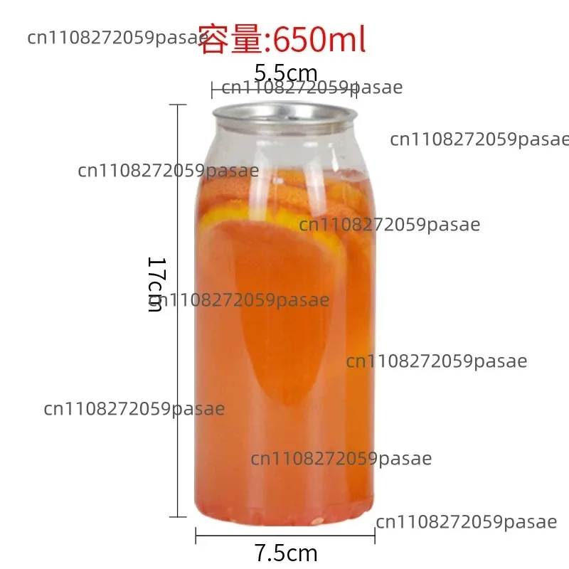 Transparent plastic sealing cup, can sealing machine, can sealing machine, empty cup, milk tea shop equipment, can disposable