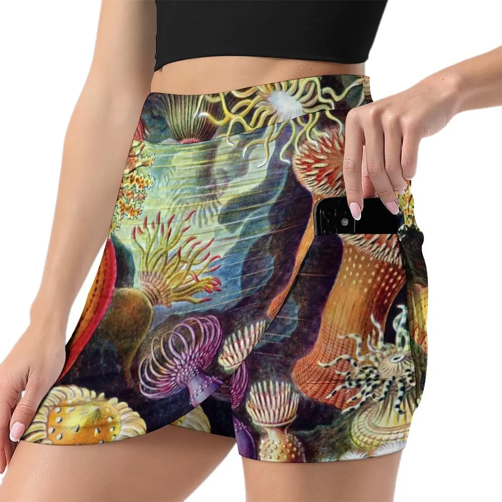 Haeckel illustration Mini Skirt mini skirts outfit korean style