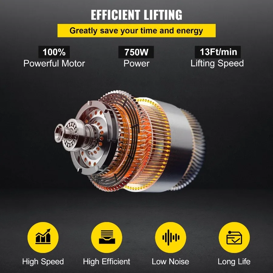 2200LBS Double Electric Chain Hoist Yw