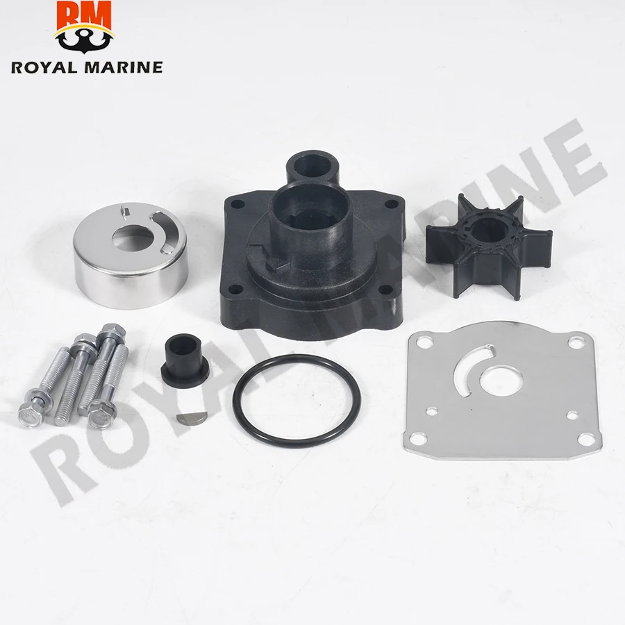 Water Pump Impeller Repair Set Kit 61N-W0078-11 Fit for Yamaha 4-Stroke F25 25hp 2 STROKE C30 1993-1997 61N-W0078 61N-W0078-00
