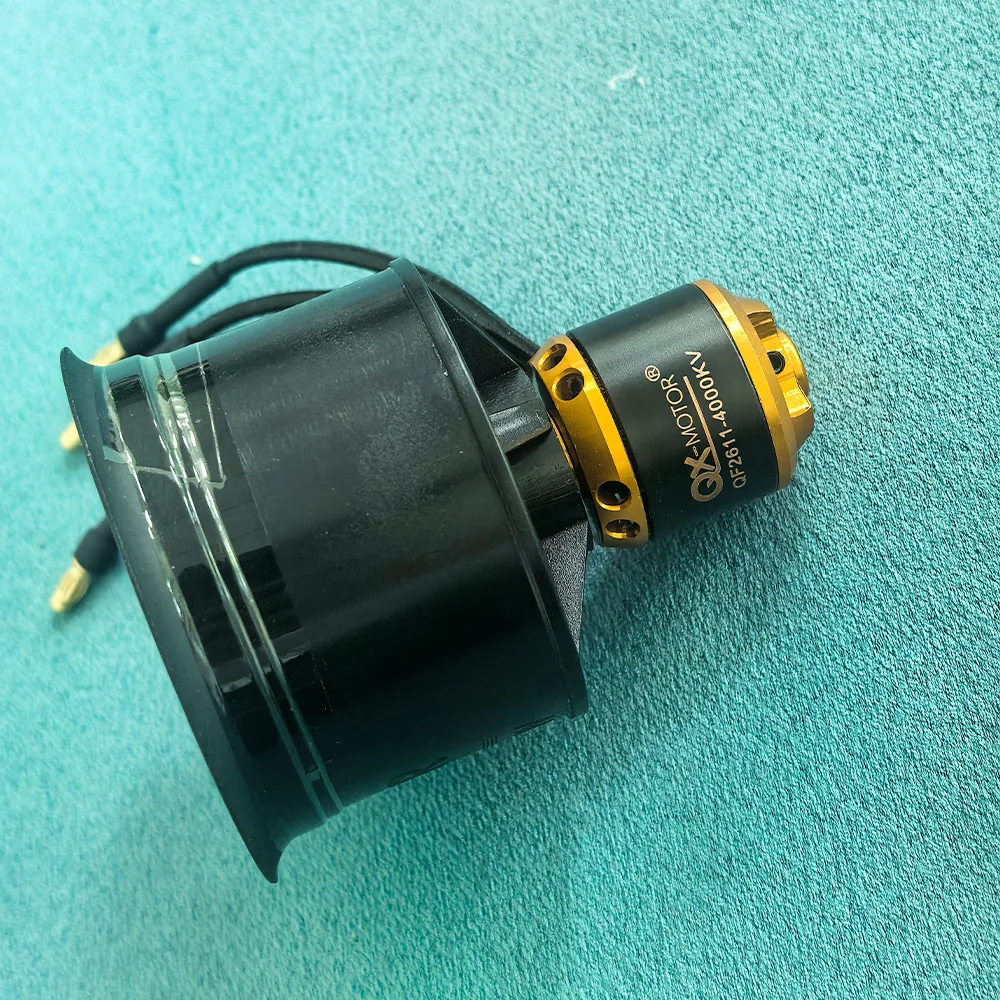 

12 Blades 50mm Ducted Fan EDF Compatible with QX-Motor QF2611 CCW CW Brushless Motor ESC for 4S/3S Battery RC Models