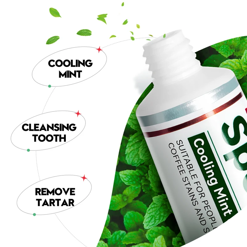 Ginger Mint Flavored Toothpaste Multi-effect Gum Care Toothpaste To Clean Tartar and Fix Teeth Teeth Sensitivity Relief &Cavity
