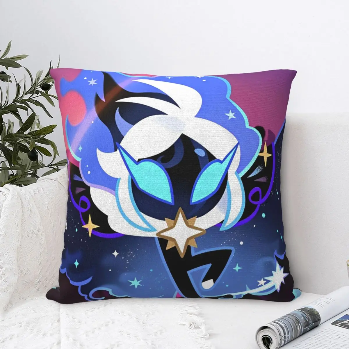 Stardust Cookie Throw Pillow Cover Cushions for Sofa Cookie Run Kingdom Awesome Cushion Covers