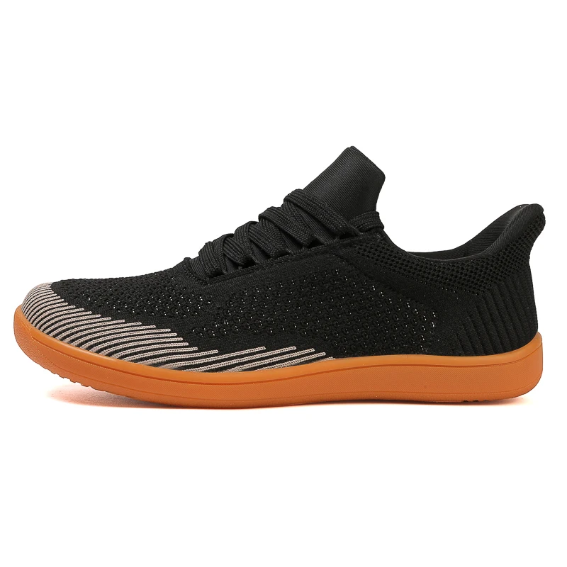 Scarpe minimaliste a piedi nudi Traspiranti Punta larga Cross Trainer Mani libere Slip On Scarpe da corsa Sneakers casual in rete per uomo Donna