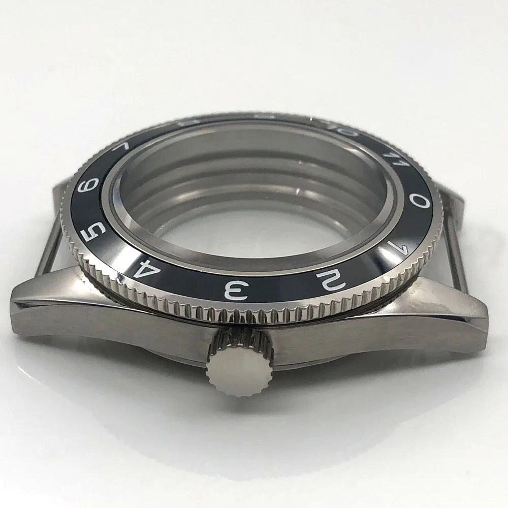 MANTA 41mm Silver Case Sapphire Glass Fit NH35/NH36 Miyota8205/8215 ETA2836 Mingzhu2813/3804 Seagull ST1612 Movement