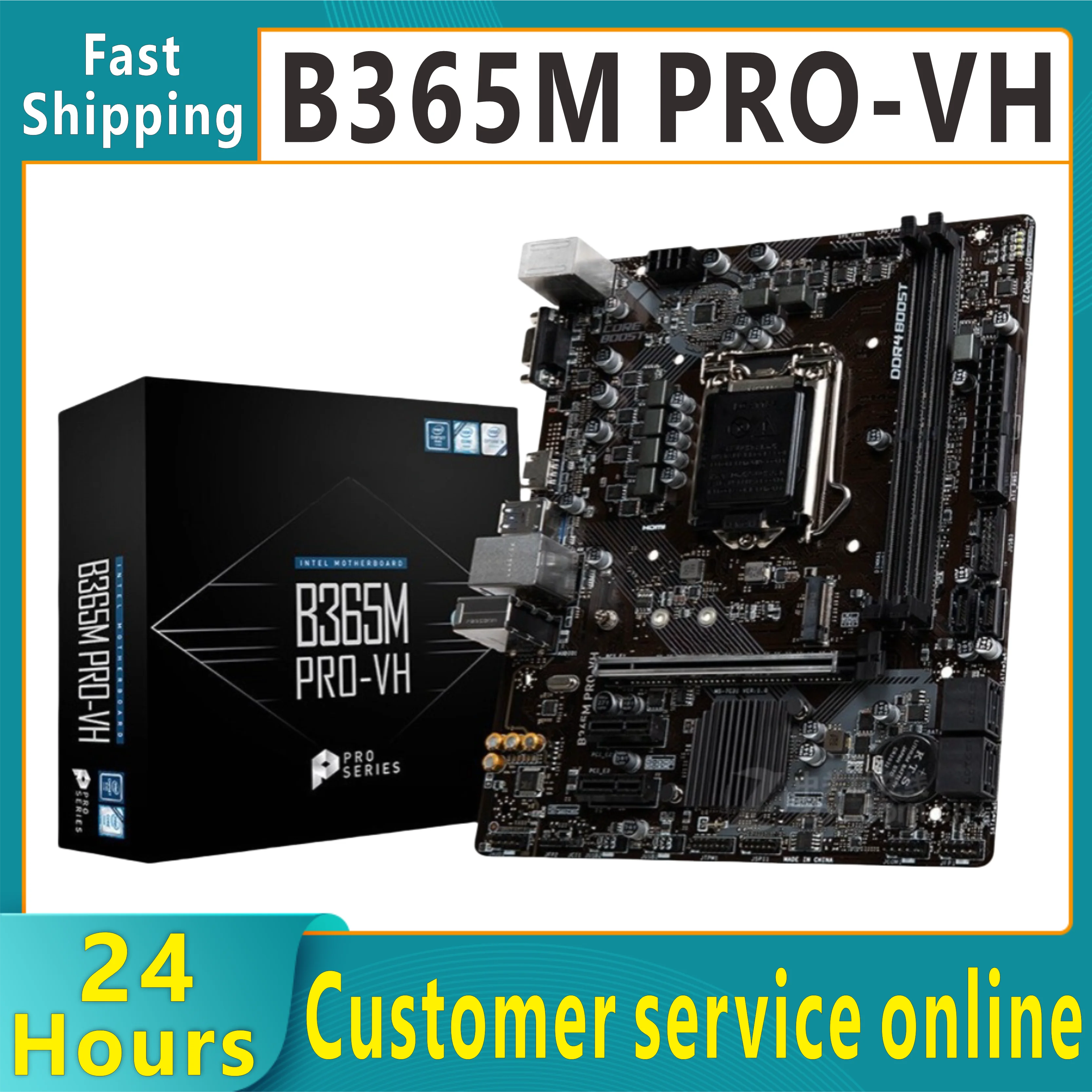 Brand New Original B365M PRO-VH board 32GB HDMI M.2 LGA 1151 DDR4 Micro ATX B365 board