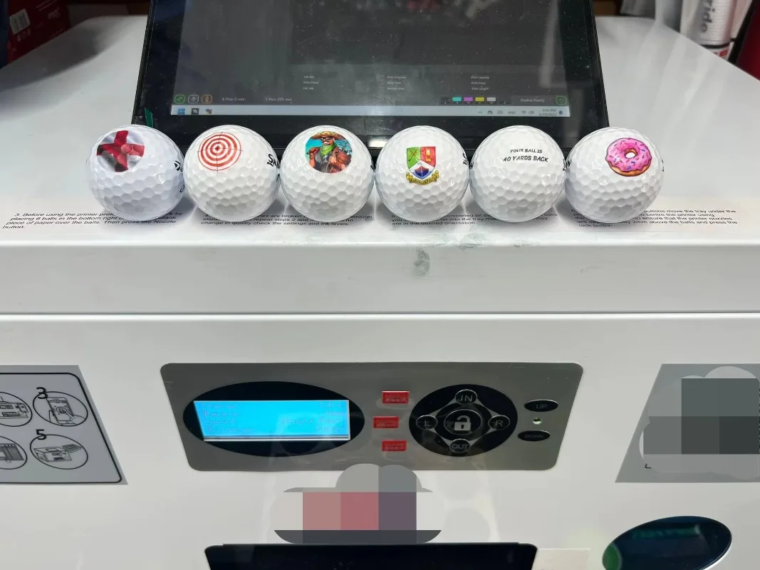 Refinecolor беспроводной принтер мячей для гольфа новая технология печати мобильное приложение на заказ 12 шт. мячи для гольфа в течение 3 минут