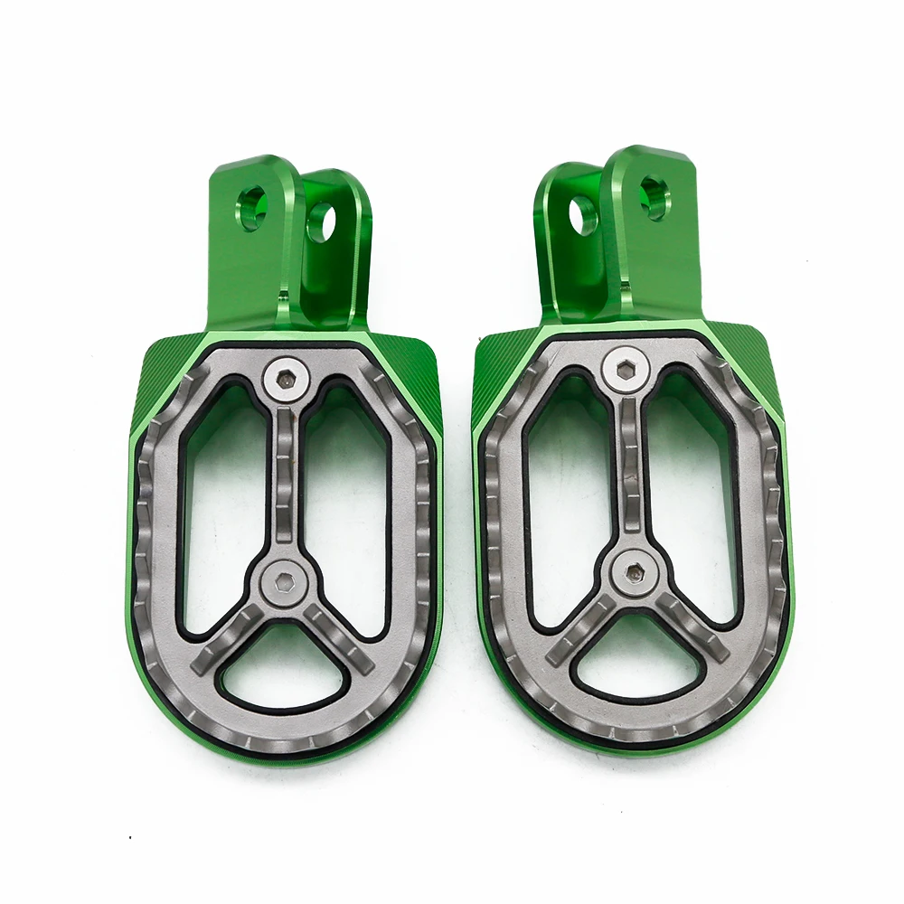 CNC Dirt Pit Pivot Bike Shark Tooth Foot Pegs For Honda CRF150F CRF230F 2003-2019 Footpegs Footrests Pedals