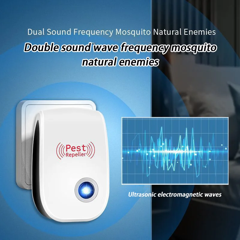 Ultrasonic Pest Repellents Mouse Cockroach Mosquito Insect Repeller Safe Effective Essential for Home Summer Pest Exterminato