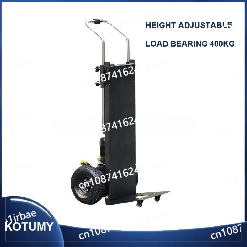 Vehicle Goods Trolley 400kg Electric Stair Climbing Machine Folding Cart Mobile Tool