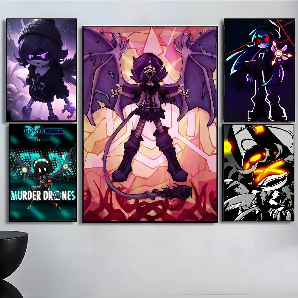 Murder Drones Poster Art With Prints Home bedroom living room decoration gift
