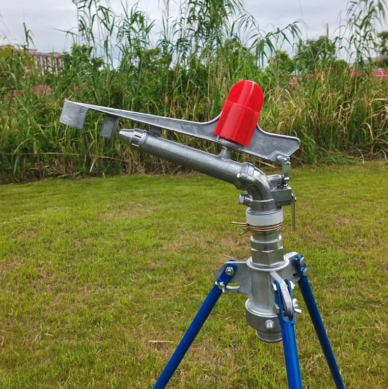 1/2 3/4 1 1.5 2 Inch Thread Metal Rain Gun Sprinkler Big Covering Range Farm Garden Lawn Irrigation Impact Watering Sprinkler