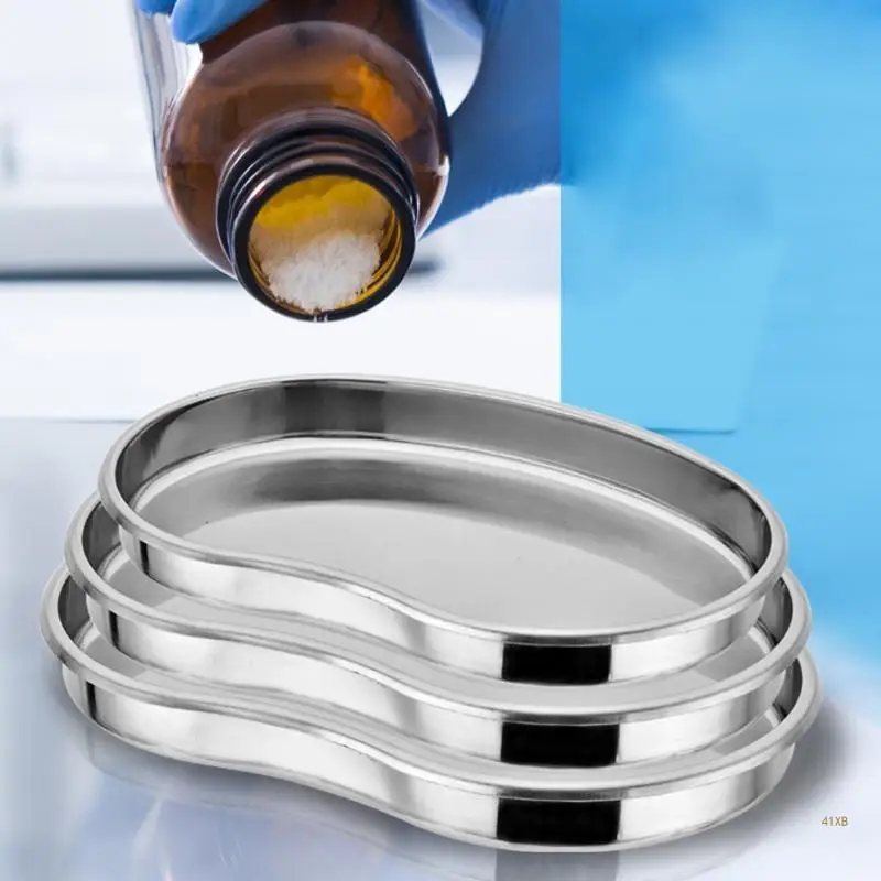 41XB Emesis Basin Stainless Steel Kidney Bowl Dental Surgical Tray Tool