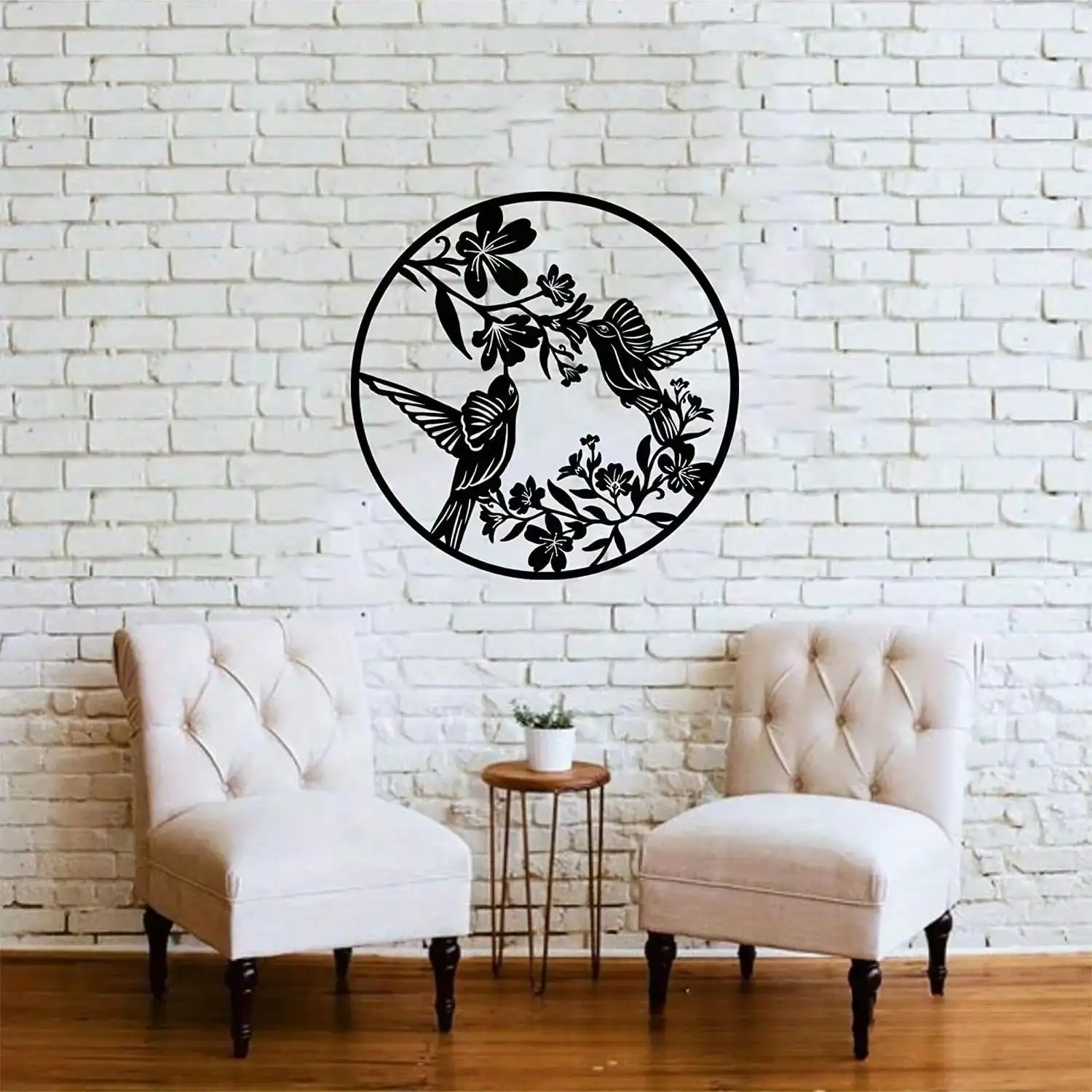 1PC Hollow Branch Bird Metal Wall Art Iron Aesthetic Decor Garden Waterproof Housewarming Birthday Gift Living Room Bedroom