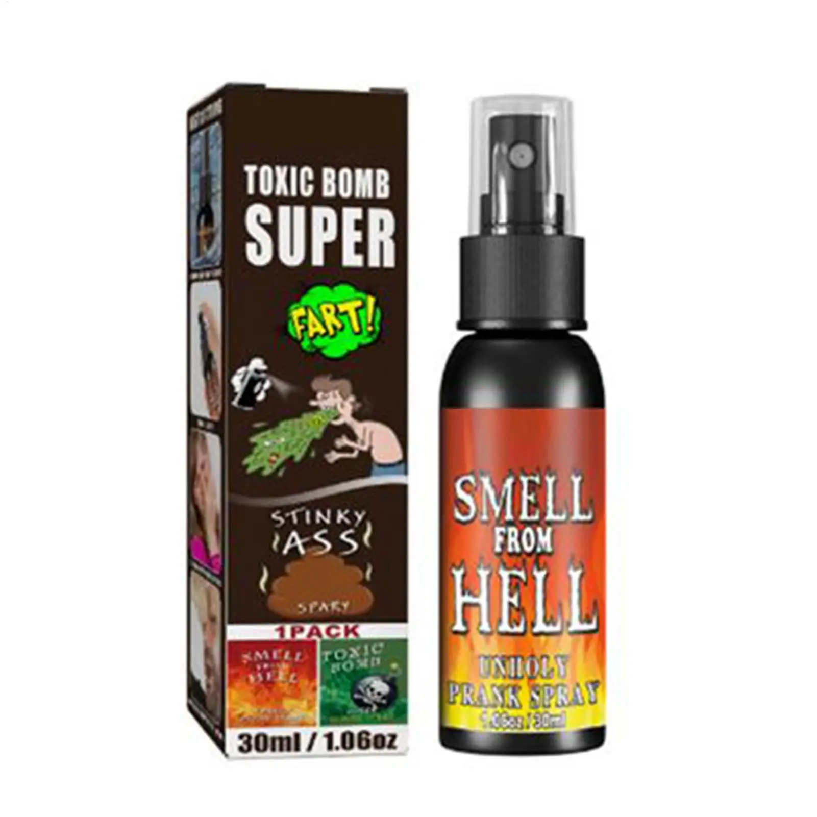 Spray de fesses hilarant, cadeaux et farces amusants, non toxique, sent vraiment mauvais, pour adultes ou enfants, articles de farces crottes.