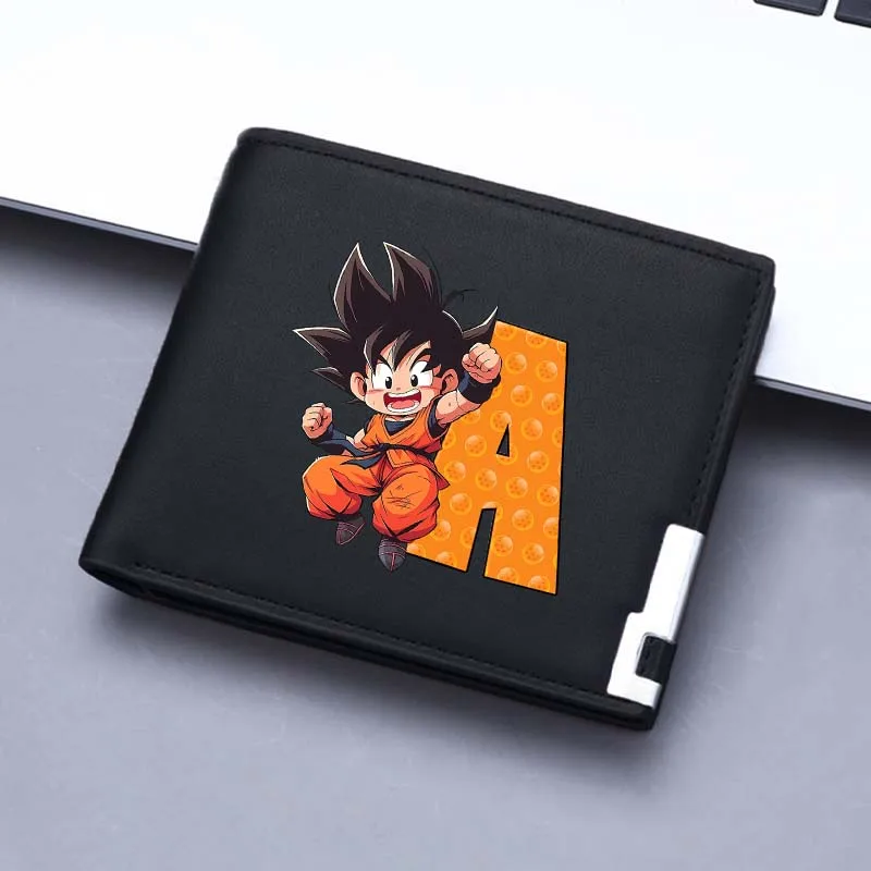 

Dragon Ball Figure PU Wallet Cartoon Anime Boy Purse Trendy Cool Multifunctional Card Bags Men Short Moneybag Cute Billfold Gift