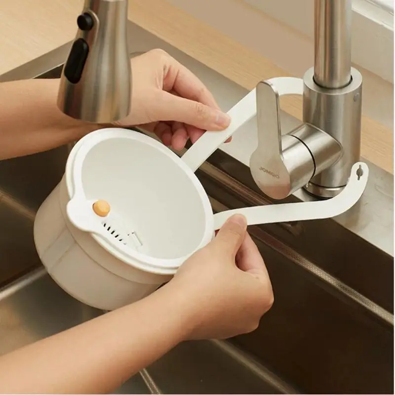 2026 Kitchen Sink Specific Hanging Drain Basket Food Residue Garbage Filter Strainer Dry‑wet Separation Storage Rack Accessory
