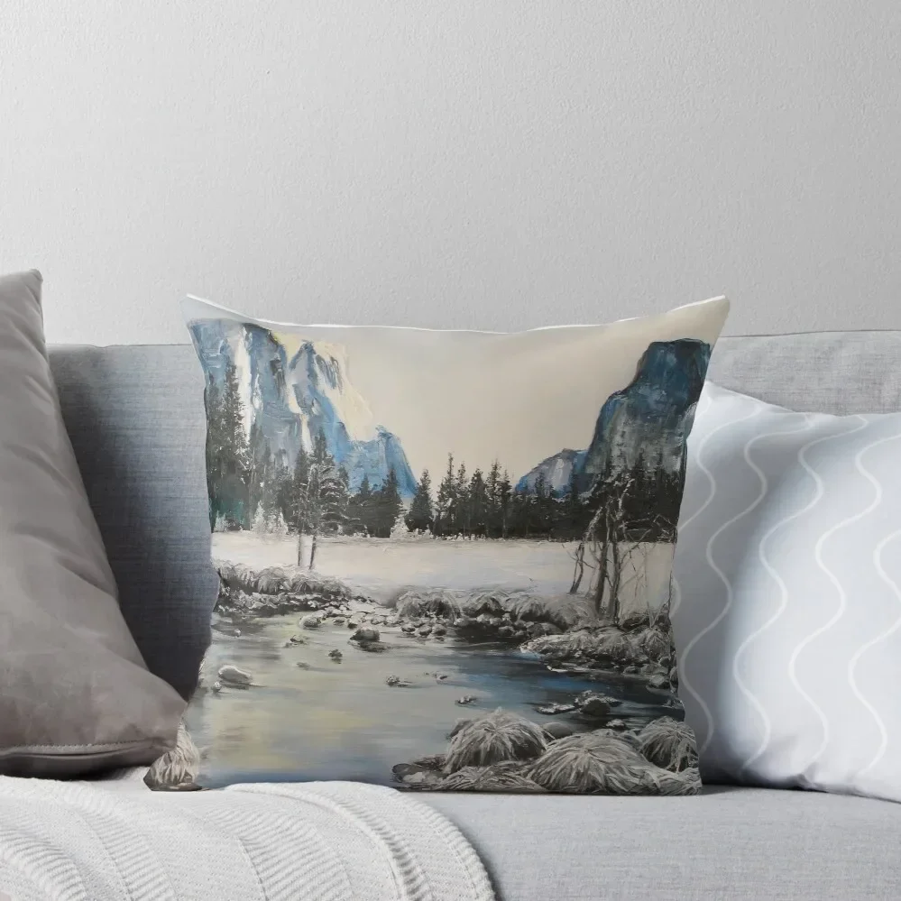 

Yosemite Valley Throw Pillow Ornamental Pillow ornamental pillows Pillowcases For Pillows Sofa Decorative Covers pillow