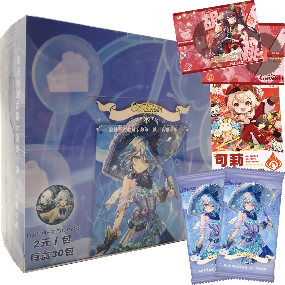 

Popularity Exploration Battle Games Genshin Impact Collection Card Creative Peripheral Exquisite Craftsmanship Characters Cards