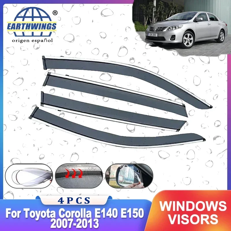 

Wind Deflector For Toyota Corolla E140 E150 AXIO Altis Ascent Sedan 2007 2008 2009 2010 2011 2012 2013 Weathershields Door Visor