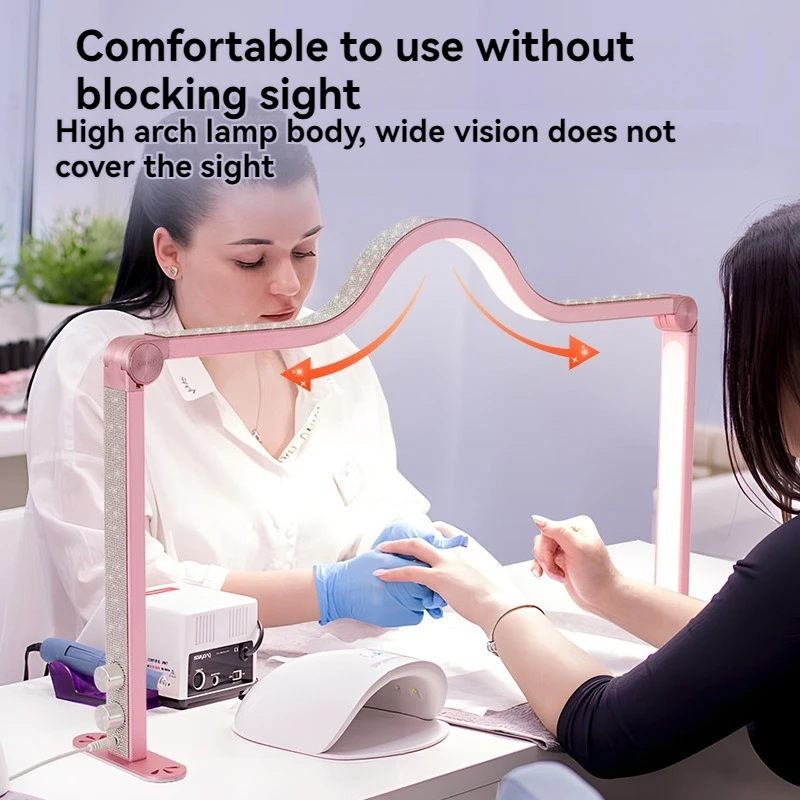 

Foldable Beauty Desk Lamp – For Nails, Eyelash, Brow & Facial Illumination with Fill Light.
