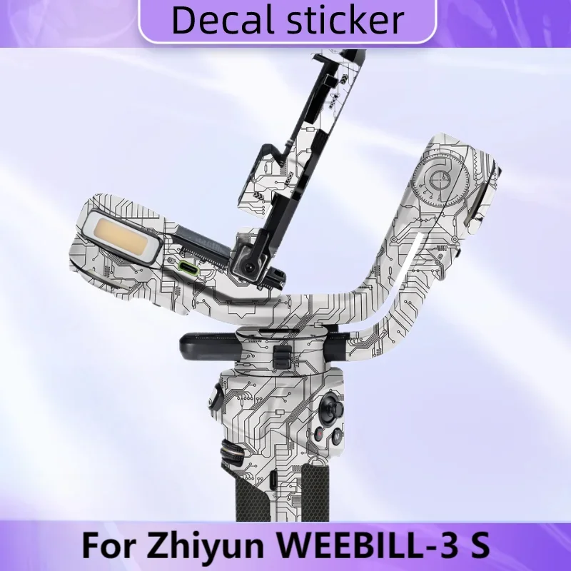 

For Zhiyun WEEBILL-3 S Decal Skin Handheld Stabilizer Vinyl Wrap Anti-Scratch Film Coat WEEBILL3S WEEBILL 3S