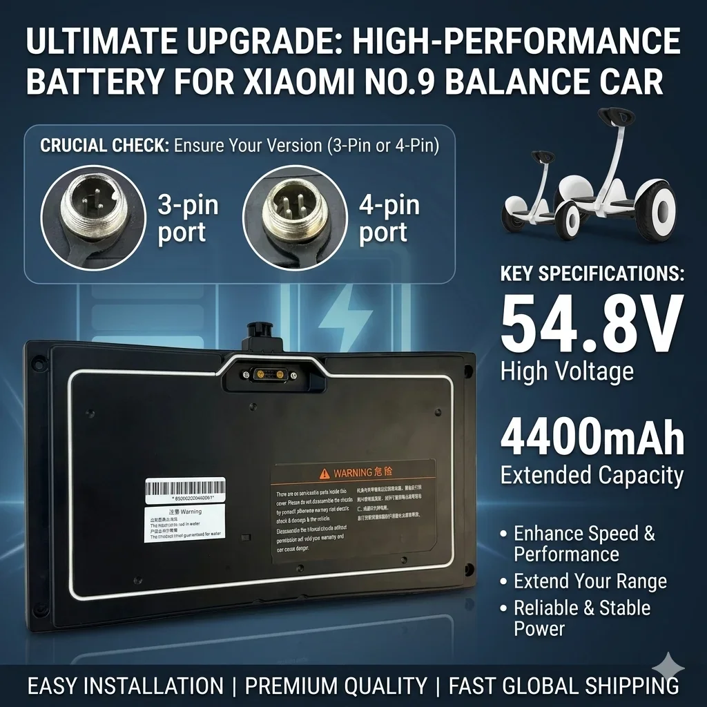 🔧 Suitable For Ninebot Mini PRO 54V 4400mAh Battery Electric Scooter Balance Car Battery Pack BMS Connection APP🔧