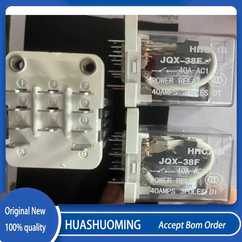 NeW  1PCS/Lot  JQX-38F JQX-38F-3Z DC12V 12VDC DC24V 24VDC DC48V 48VDC AC220V 220VAC 40A 11PINS