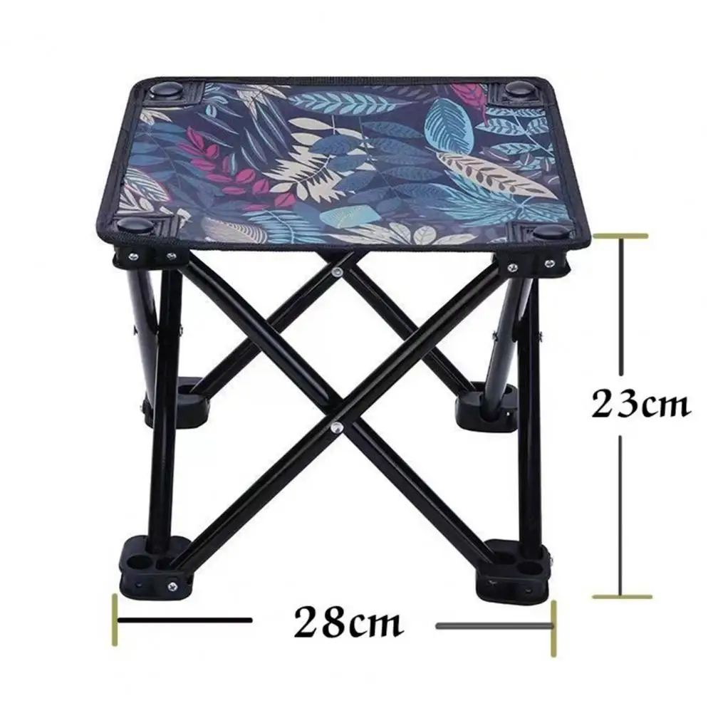 Portable Folding Chair High Stability Strong Load-bearing Ultralight Outdoor Beach Picnic Stool Camping Supplies