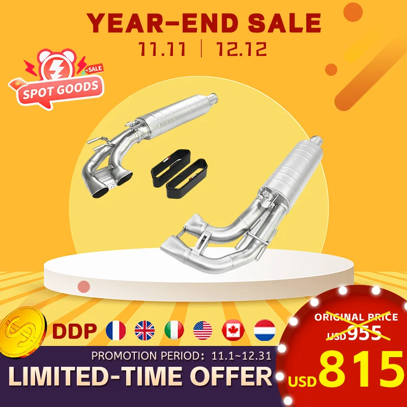 

Прямые продажи с фабрики OUCHI SS304 Catback для Mercedes Benz AMG G63 W464 OEM клапаны Performance Exhaust ограниченная скидка