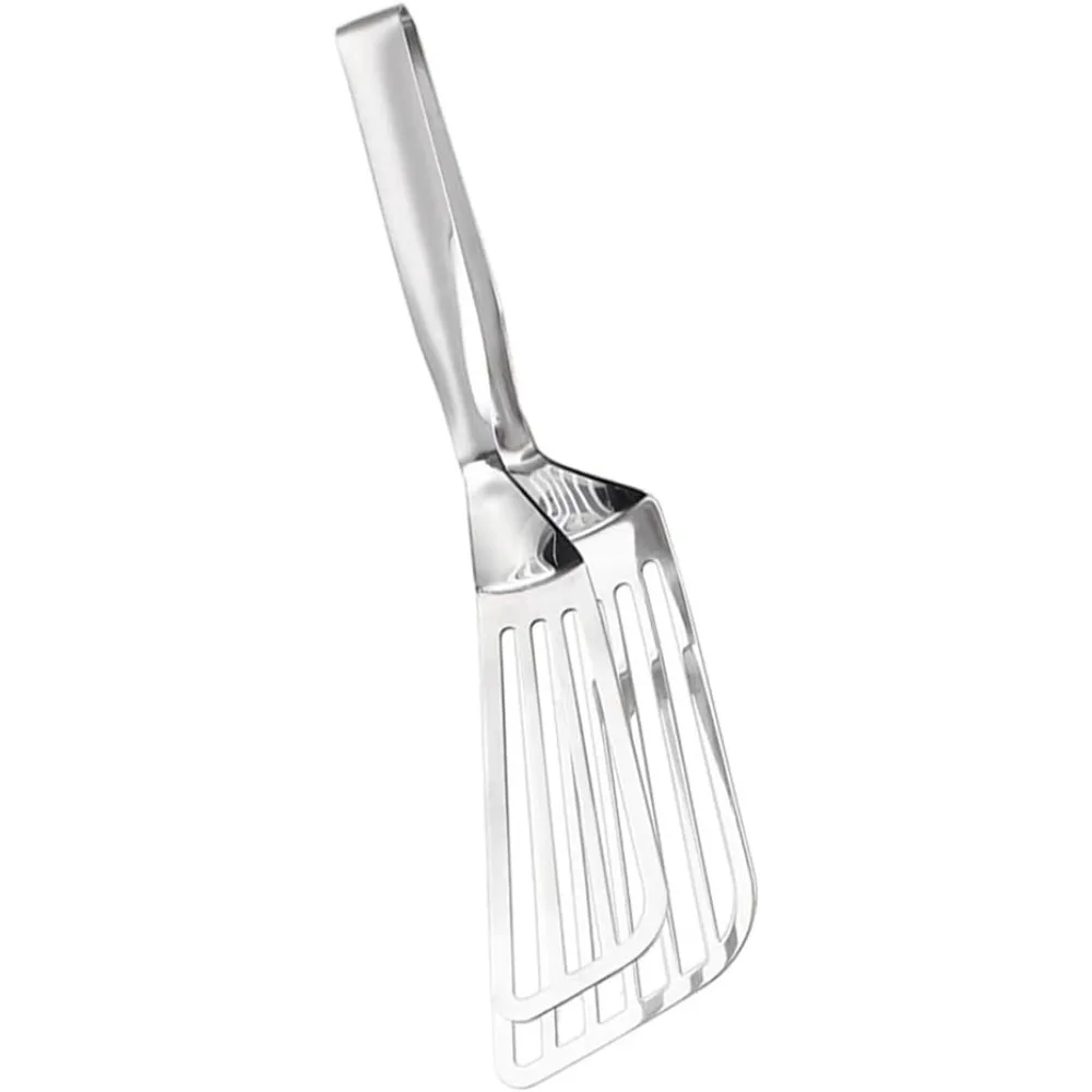 Pinzas para servir de acero inoxidable, pinzas para pescado, pinzas para Pizza, pinzas para parrilla, resistentes al calor para freír carne, ensalada, herramienta de cocina