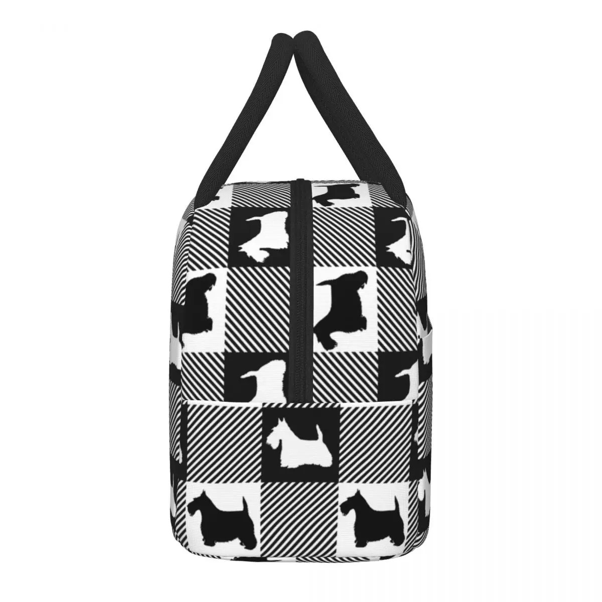 Cartoon Westie Printing Portable Lunch Bags For Women Thermal Insulated Tote Picnic Food Cooler Bag Pouch Lunch Storage Case