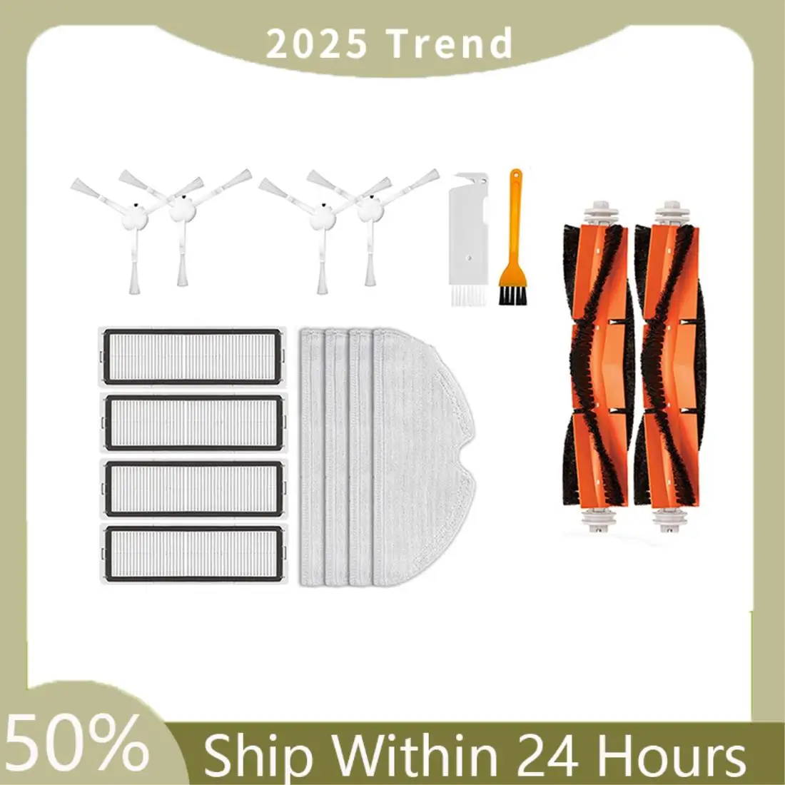 A75X أفضل استبدال قطع الغيار استبدال الملحقات ل Xiaomi روبوت مكنسة كهربائية ممسحة 2C الأنظف XMSTJQR2C