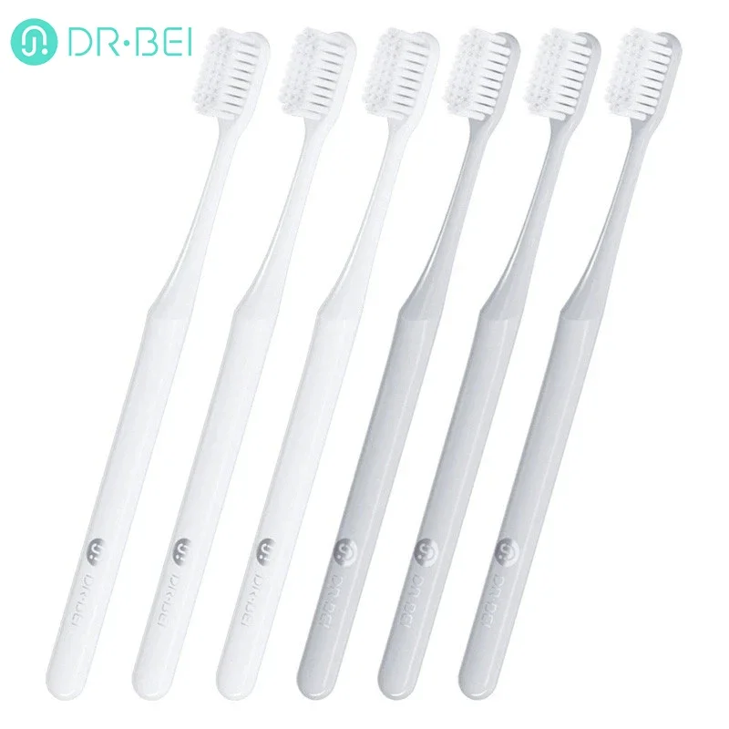 Dr Bei-cepillo de dientes versión juvenil, cepillo de dientes oral para adultos, cuidado de encías, 2 colores