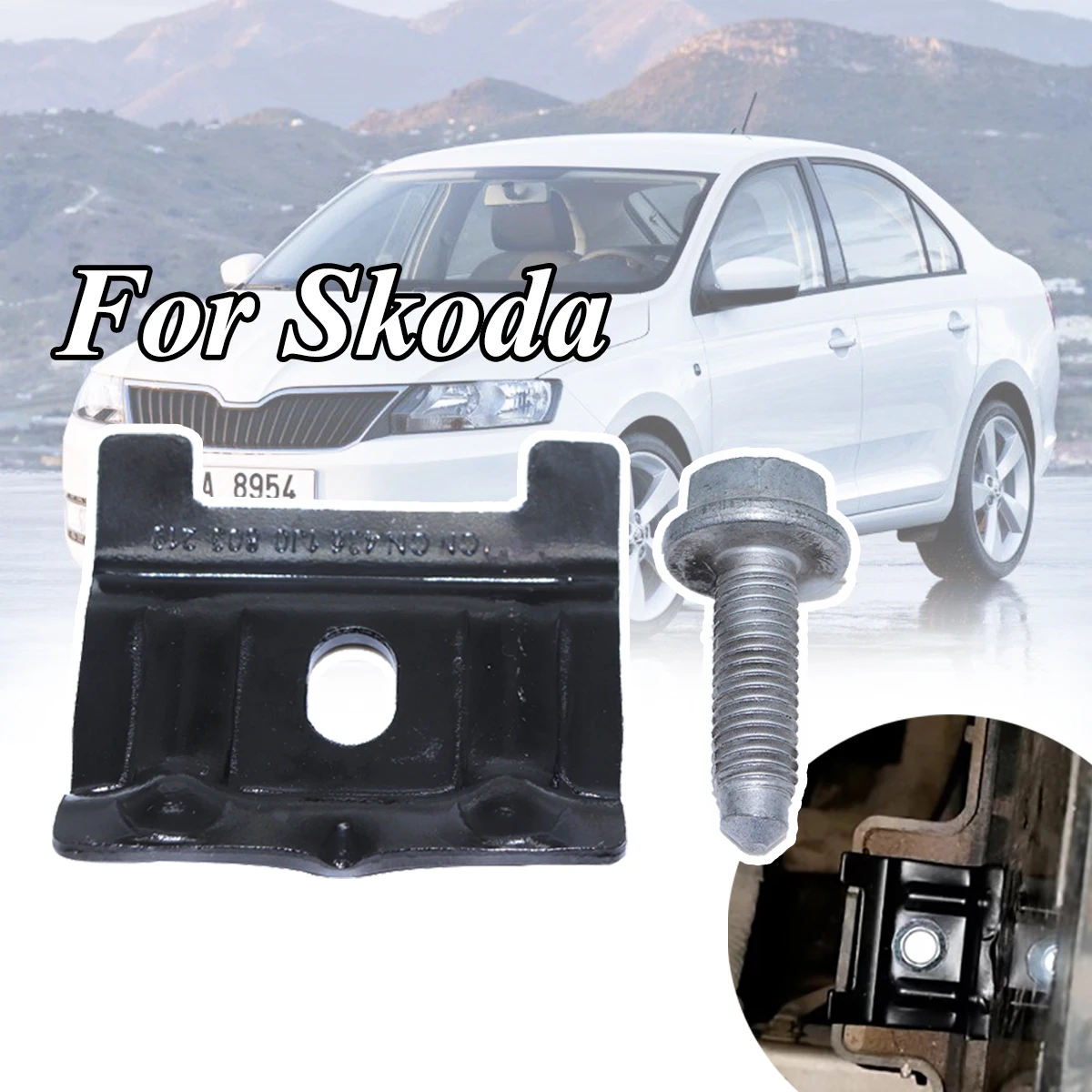 

Clamping Strip Kit For Skoda Fabia NJ VW Jetta Syncro Sharan Golf Car Frame Hold Down Steel Bolt Bracket Fastener Replacement