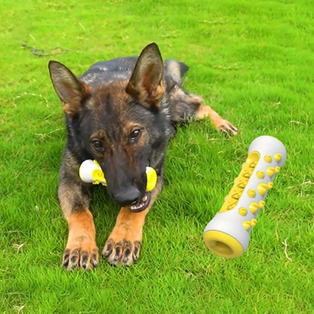 

Pet Supplies TPR Dog Teeth Grinding Stick Non-slip Bones Shape Puppy Cleaning Bite Resistant Dog Toothbrush Pet Gift