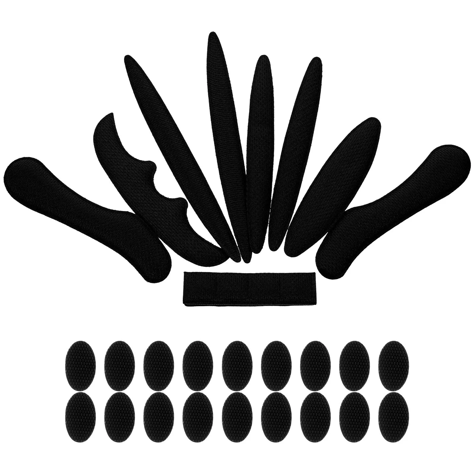 

Универсальный комплект дышащих эластичных губчатых внутренних подушек для шлемов велосипедов, мотоциклов и электросамокатов (1 комплект)