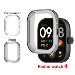 For Redmi Watch 4 Cover TPU Transparent Soft Case