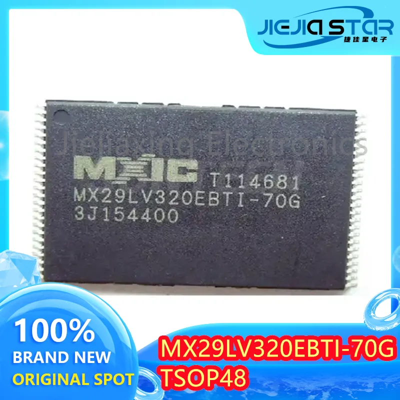 Memória Memória IC Chip Eletrônica, 100% Brand New, Importado, Original, SMD, TSOP48, 32M, Frete Grátis, 5 Pcs