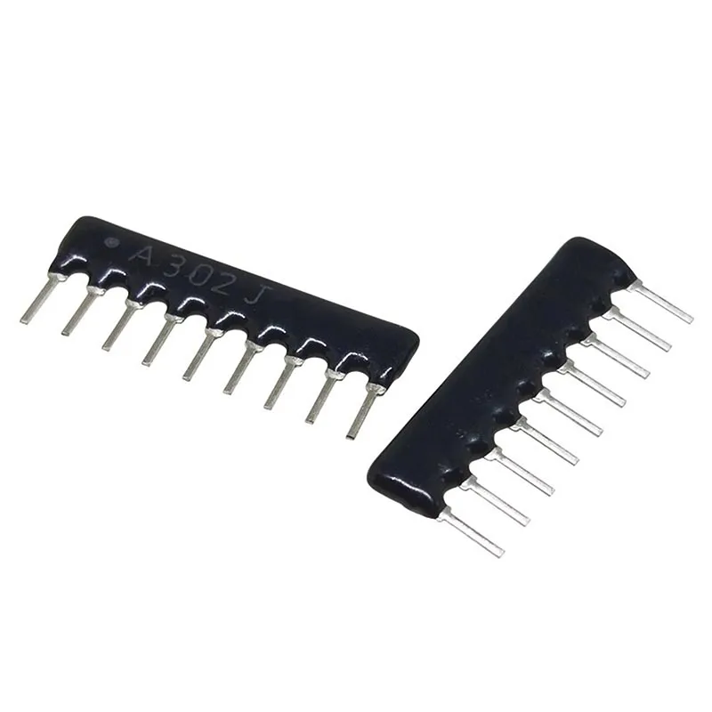 10 قطعة/الوحدة DIP الاستبعاد 9 دبوس شبكة المقاوم صفيف A103J A102J 103 102 221 331 220R 330R أوم