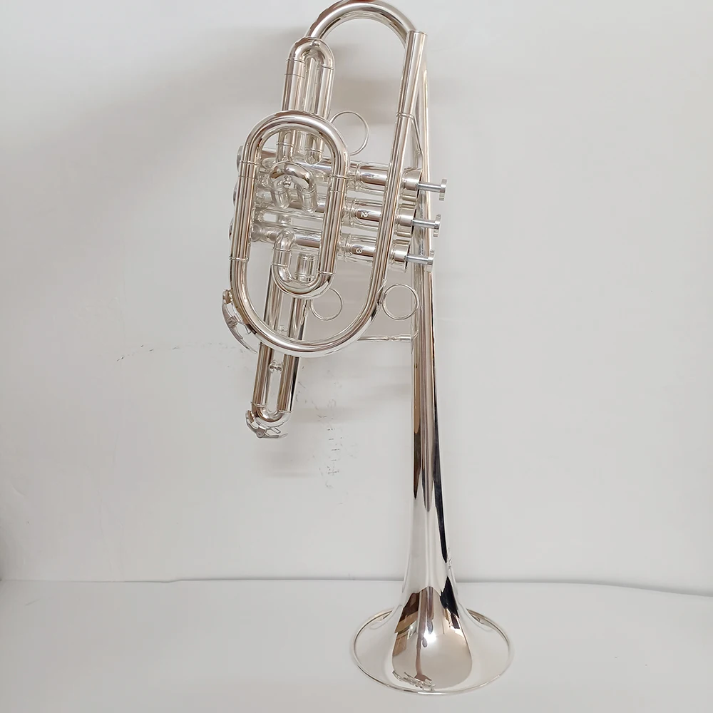 JYTR - E170 Marching Trumpet B key Silver plate Excellent quality and good sound with case mouthpieces