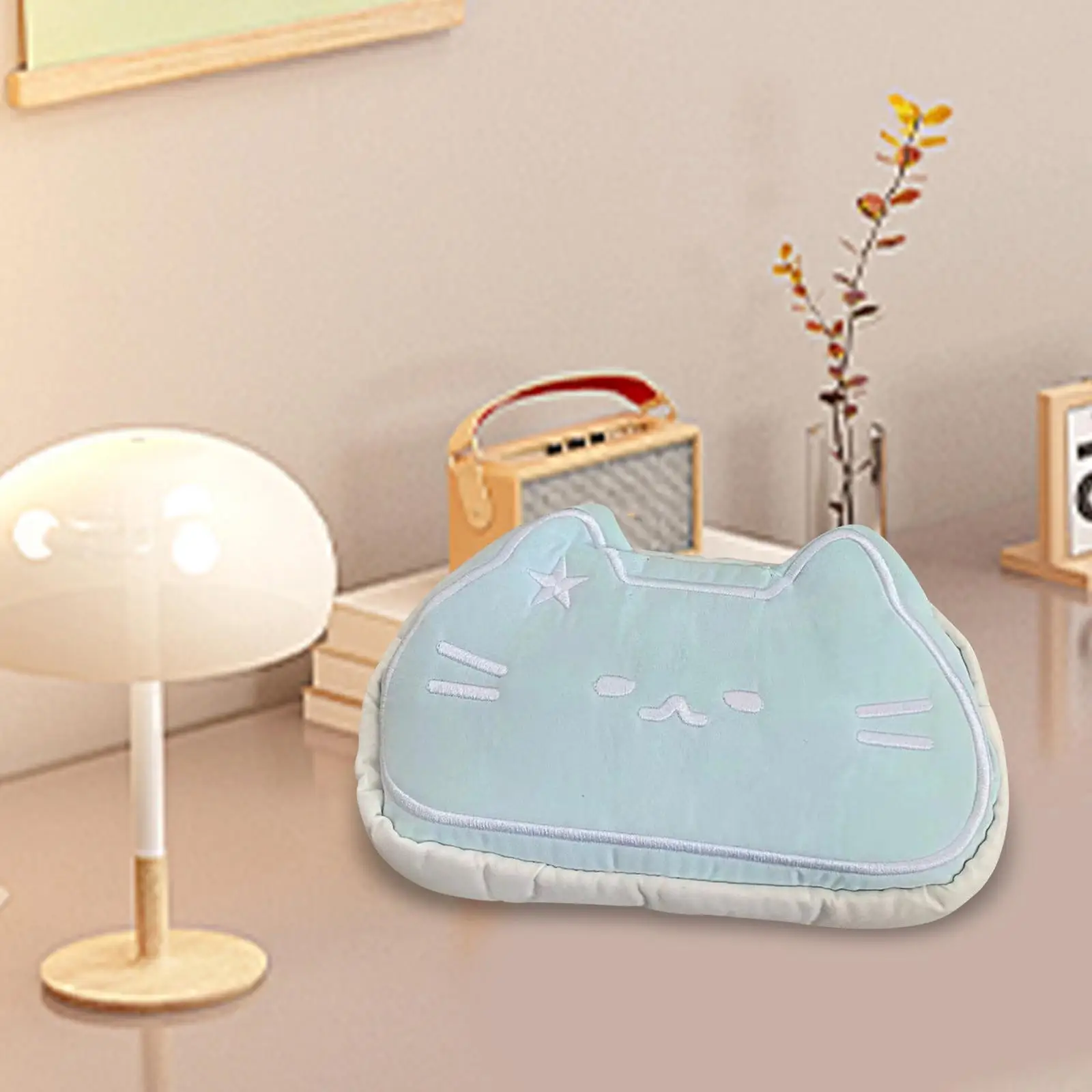 مقلمة لطيفة على شكل قطة للمكتب ناعمة ذات سعة كبيرة حقيبة مستحضرات تجميل أنيقة كرتونية #4